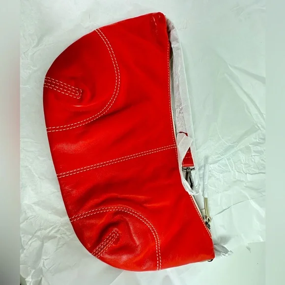 Free People Real World Clutch in Red NWT - Picture 14 of 15